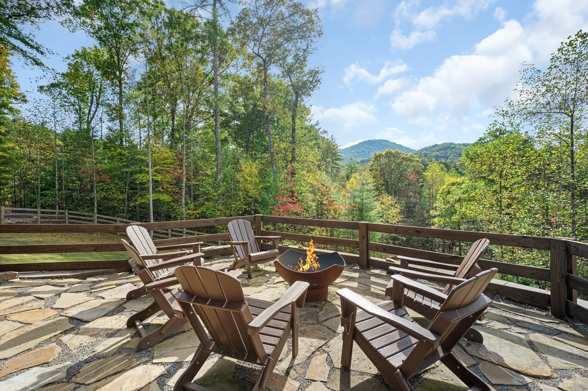 The firepit by day